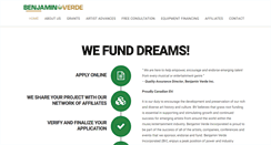Desktop Screenshot of benjaminverde.com
